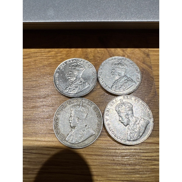 KING GEORGE 1922 5 CENTS 4