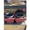 Image 1 :  decorative outdoor planters, typically made of concrete, resin, or plastic. They are commonly used 