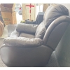 Image 3 : Dark Brown Leather Reclining Lounge Chair(s) BOGO Recliners (1 has Damage)