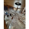 Image 1 : Cross and olive crystal set entire top shelf.