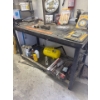 Image 1 : Steel work bench only, contents not included, it is 62in wide 38in tall and 30in deep