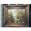 Image 1 : oil on canvas landscape painting by Toon Koster featuring a tree in a textured, impasto style. Arti