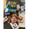 Image 1 : Kitchen supplies, hot pot mats, oven gloves, ziplock bags, Mr. Clean, tissues, scrubbing bubbles, 3 