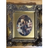 Image 1 : Framed print or ornament featuring the 1827 painting "An Old Invalid with Three Children" by Austria