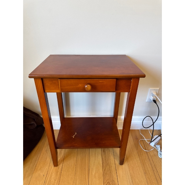  wood side table