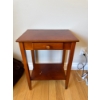 Image 1 :  wood side table