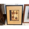 Image 3 :  framed wall art piece is titled "Maple Leaves 3" and is a print by Kimberly Poloson. 