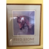 Image 1 :  framed art print titled "Tribute to the Horse" by acclaimed equine artist Fred Stone. 
