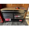 Image 1 : Husky 46-inch 9-Drawer Mobile Workbench.  It features a solid wood top providing 837 square inches o
