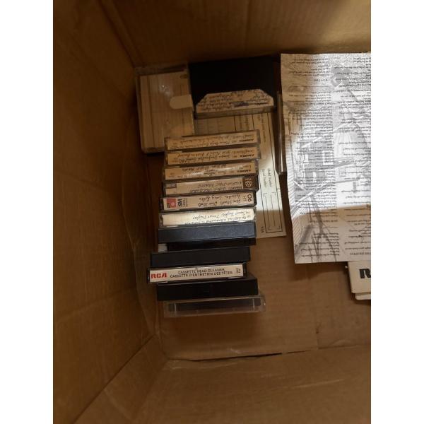 BOX OF TAPES