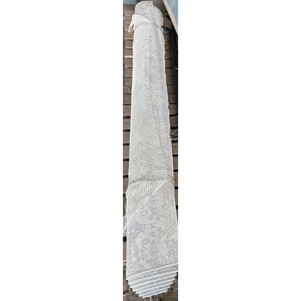 Extra Large Grey w/Accents Area Rug w/ nonSlip Undercare