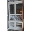 Image 1 : White melamine display cabinet