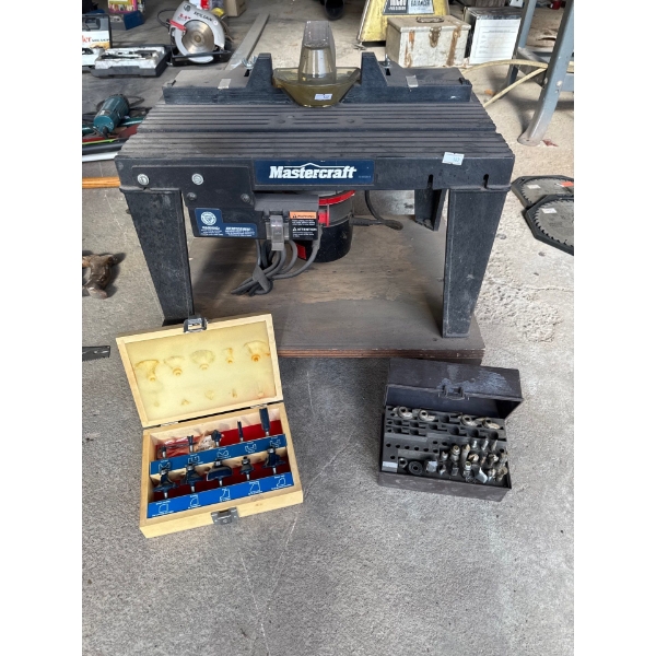  Mastercraft router with all tools works great