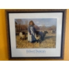 Image 1 : Robert Duncan "My Friends in the Field" print in a dark wood frame
