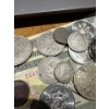 Image 5 : MIXED BAG SILVER DIME AND 1$ BILLS 50CENT PEICES 1899 NICKLES US