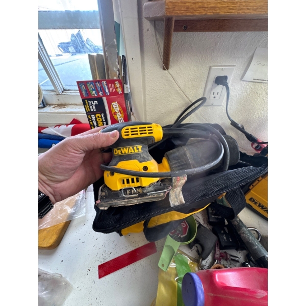 DEWALT soft-sided contractor tool bag, likely model 629053-00 or similar, designed for storing and t