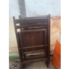 Image 1 : Two wooden folding chairs in good condition
