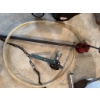 Image 4 : Rotary hand pump featuring a Bonar-Hypro 3151 pump head, attached hose, handle, and connecting hardw