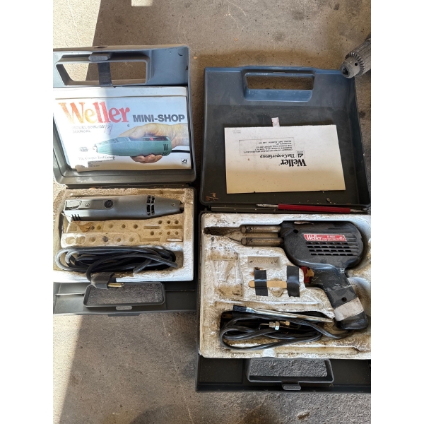 Weller, mini shop Dremel and soldering kit
