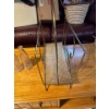 Image 1 : Brass magazine rack.