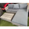 Image 2 : Grey Wicker Patio Converation Set- Style-Well Valley 3 pc Sofa Chair Set
