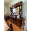 Image 3 : Dresser and mirror all contents in dresser included 63 inches long by 74 inches high, including mirr
