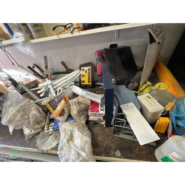 All contents on this shelf.