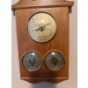 Image 1 : Baromaster wall-mounted weather station made in France, featuring a barometer, thermometer, and hygr