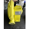 Image 1 : A yellow Super Electric S-3 air blower for inflatable bounce houses and toys