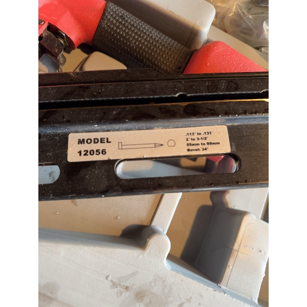 Samona model 12056 framing nailer, suitable for .113" to .131" nails, 2" to 3-1/2" in length, with a