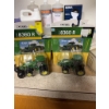 Image 3 : Two ERTL brand John Deere 8360R toy tractors, model year 2011. Both are new in original packaging an