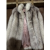 Image 2 :  Vintage fox fur coat,  in a blue or silver fox color variant. 