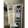 Image 1 : Two hanging organizers, a common home organization product designed to store footwear or other items
