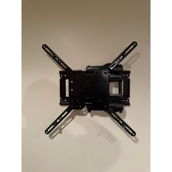  wall mount for a flat-screen television.
This type of mount typically allows for panning and tiltin