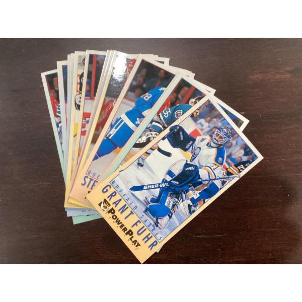 Vintage power play 1993-94 FLEER hockey set. Set of 13
