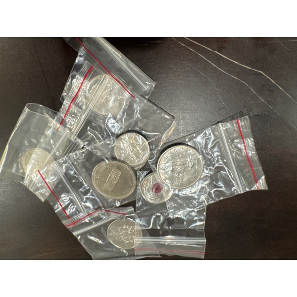 50¢ pieces and nickel dollars. No. Because we did all those books. And our CMP quarters.