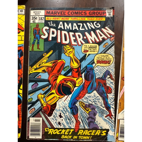  vintage comic book, specifically The Amazing Spider-Man #189, published by Marvel Comics Group in F