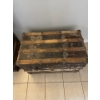 Image 1 : 100 year old plus antique steamer trunk, a collectible travel chest often used for storage or as dec
