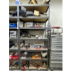 Image 1 : Metal shelving unit with 7 shelves, contents on shelving not included, it is 48in long, 9ft tall and