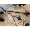 Image 5 : Rotary hand pump featuring a Bonar-Hypro 3151 pump head, attached hose, handle, and connecting hardw
