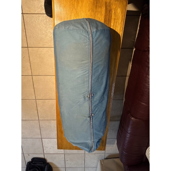 Vintage sleeping bag.