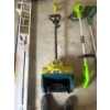 Image 1 : A Radley 12-inch 10-Amp Electric Snow Shovel. It features a 12-inch clearing width, ideal for decks,