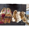 Image 1 :  handmade First Nations-style moccasins and mukluks, often crafted from moosehide and trimmed with f