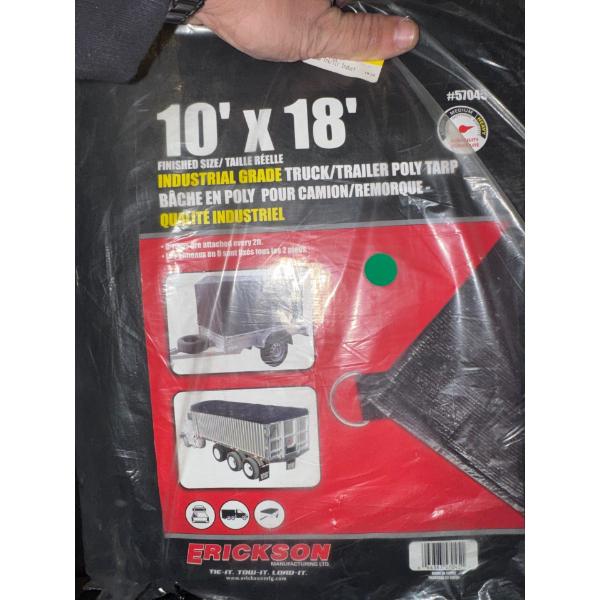 10 by 18 industrial grade truck trailer poly tarp