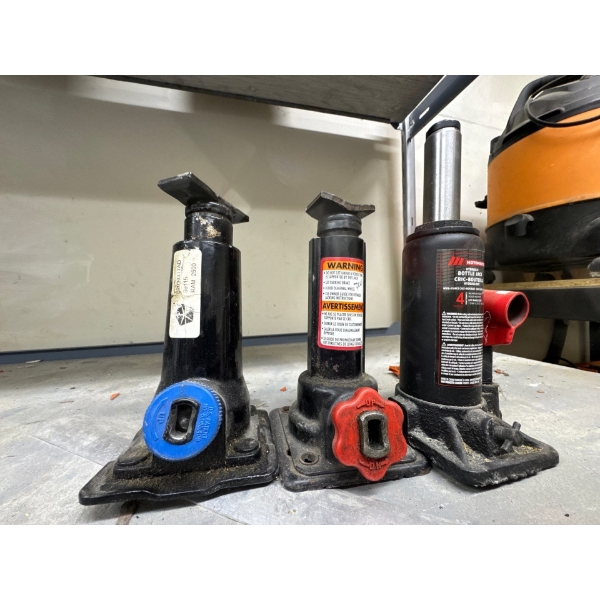 Moto master bottle jacks, three total