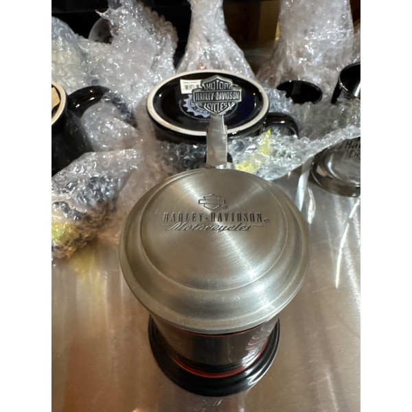 Harley Davidson Beerstein stainless steel lid