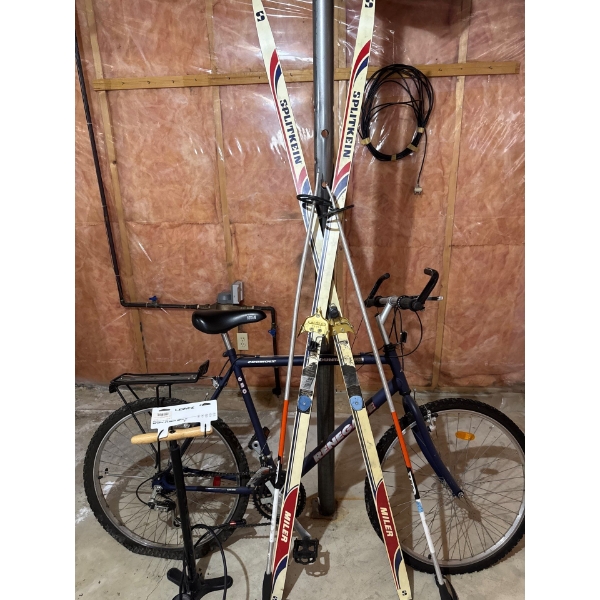 VINTAGE SPLITKEIN SKIS BIKE AND PUMP NOT INCLUDED