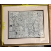 Image 3 :  framed reproduction of a historical map titled Asia Nova Descriptio by Jodocus Hondius, originally 