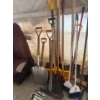 Image 1 : Hand tools, brand new shovels, brand new snow shovel, brand new garden shovel, pickaxe and a heavy d