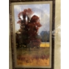 Image 5 :  Framed artwork is a limited edition print titled "Autumn Day" by artist Kim Coulter. 
Artwork Title